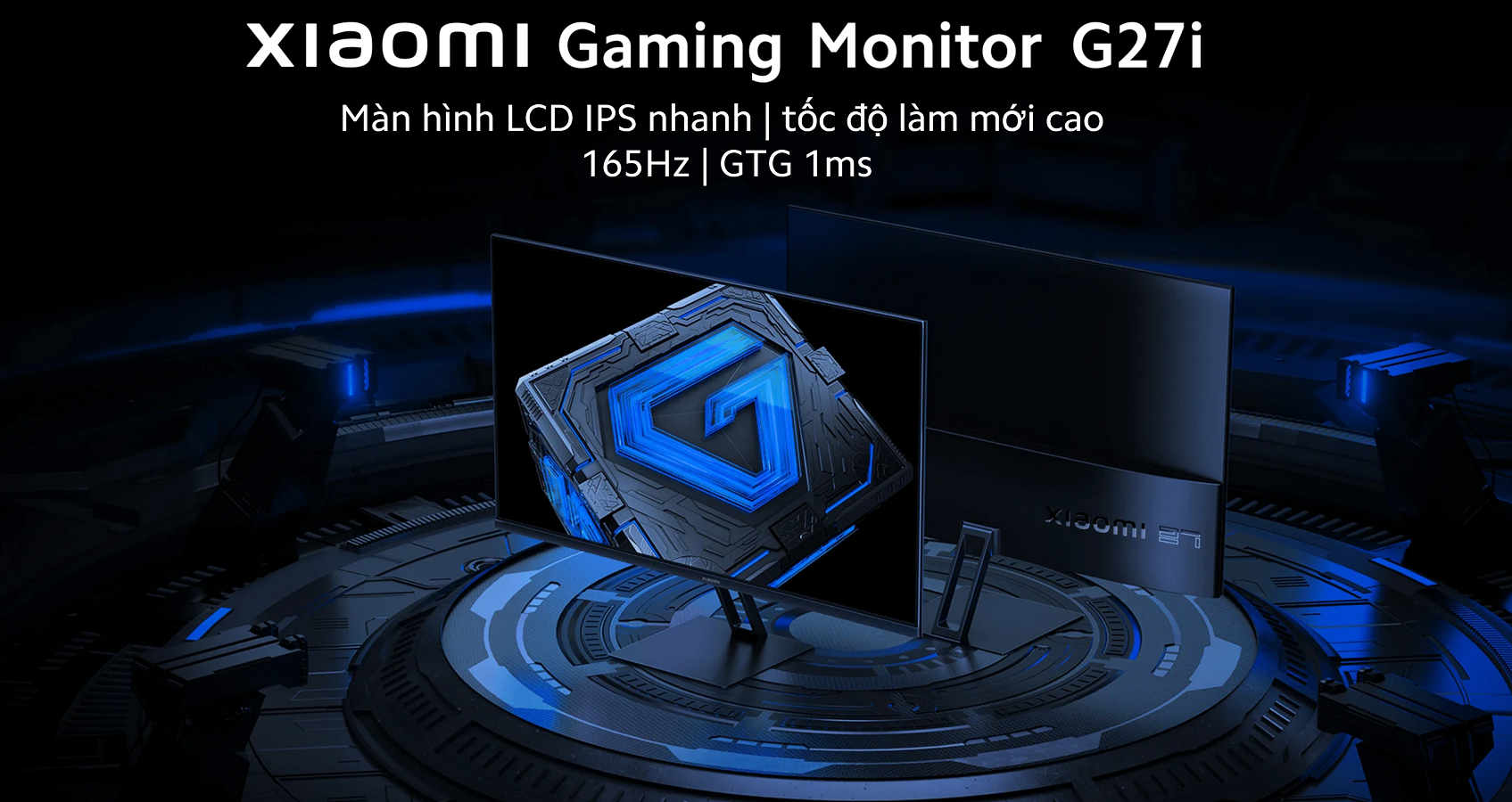 Mô tả Màn hình máy tính Xiaomi Gaming Monitor G27i EU 27inch - Tần Số Quét 165Hz - Tấm Nền IPS-Chính Hãng - 1