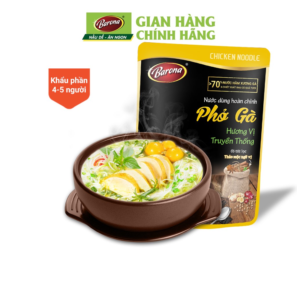 Mô tả Combo 1 gói Nước dùng Phở Bò 150g và 1 gói Nước dùng Phở Gà 145g [Tặng 1 hũ Sate Tôm Siêu Ngon 100g] - 5