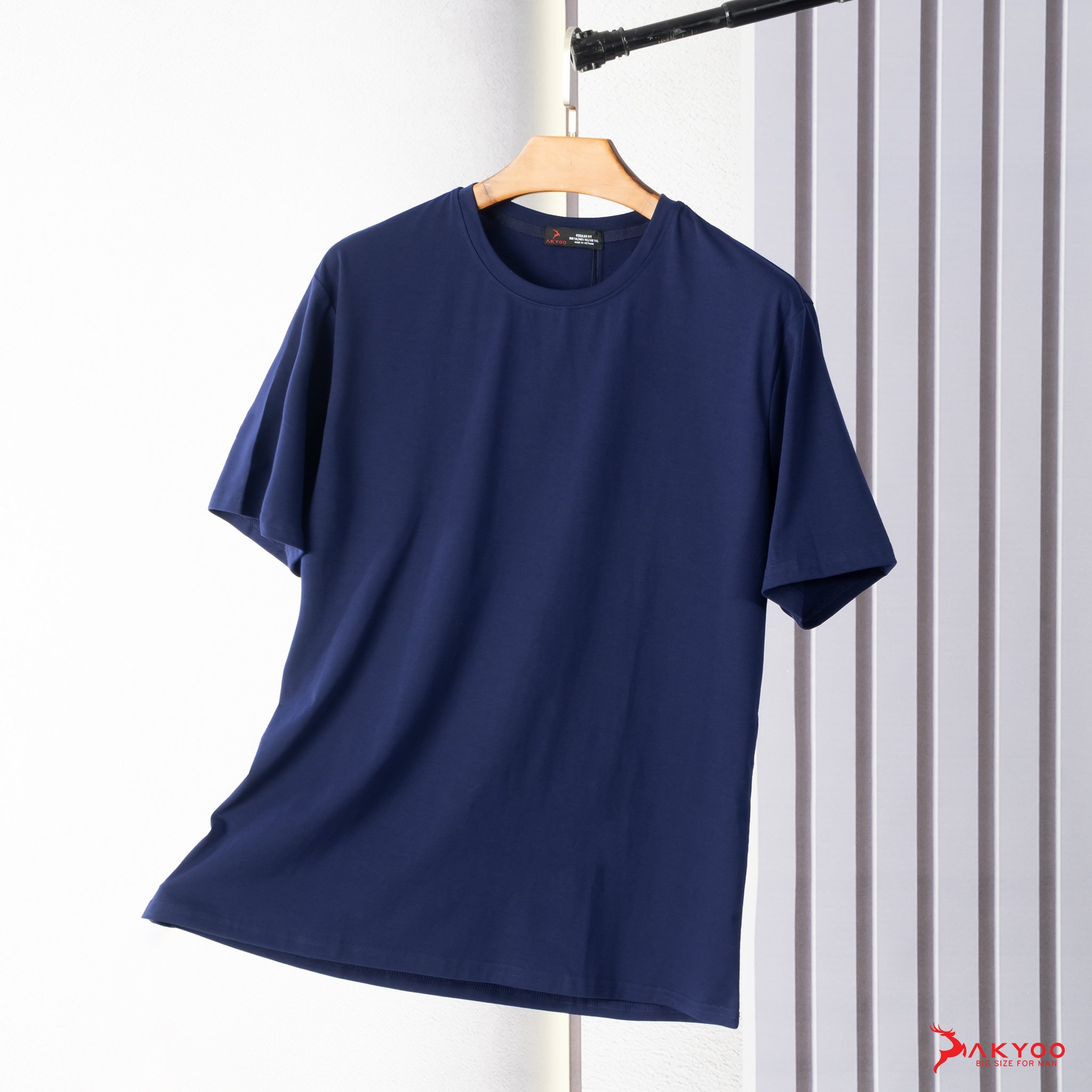 Mô tả Áo Thun Nam Bigsize 80-140kg AKYOO Cao Cấp, Chất Liệu Cotton Co Giãn, Thoáng Mát- AT DEN SP-AT THAN SP-AT CHIM-THAN - 6