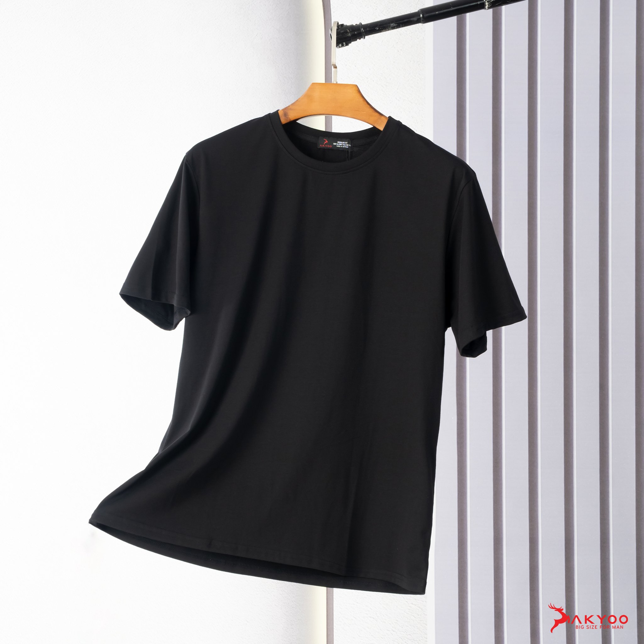 Mô tả Áo Thun Nam Bigsize 80-140kg AKYOO Cao Cấp, Chất Liệu Cotton Co Giãn, Thoáng Mát- AT DEN SP-AT THAN SP-AT CHIM-THAN - 8