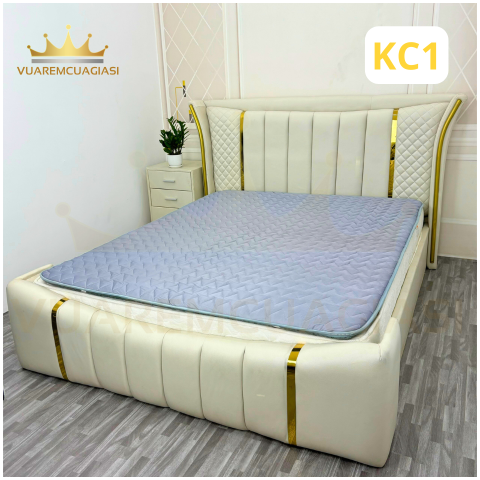 Nệm Topper KingCool Nệm Điều Hòa chất liệu vải Tencel Kết Hợp Bông Gòn ...