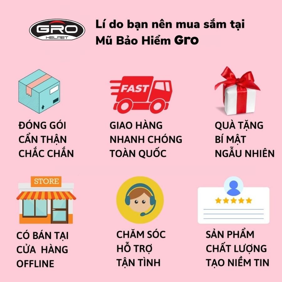 Mô tả Mũ bảo hiểm lưỡi trai GRO t68 thời trang cao cấp,Nón bảo hiểm kết chắn nắng cho cả nam nữ hàng chính hãng có tem - 4