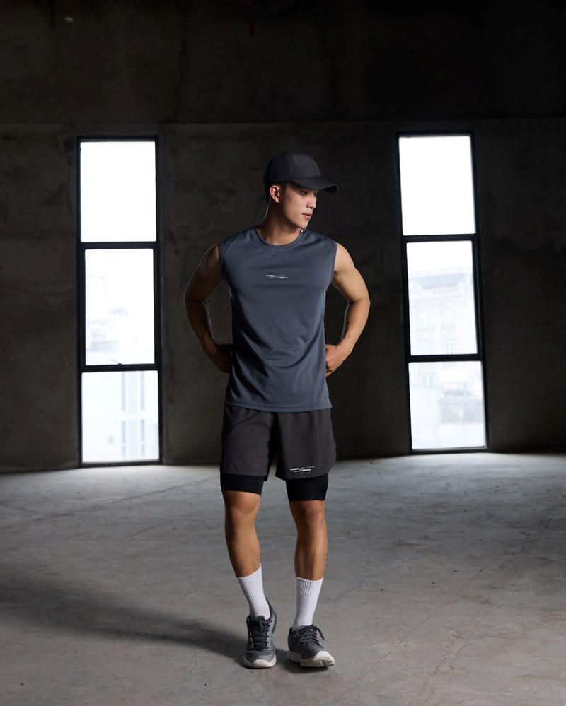 Mô tả Áo ba lỗ nam thể thao tập gym thương hiệu Y2010 áo sát nách, tanktop thể thao thoáng khí  Beginner 03 23141 |YaMe| - 10