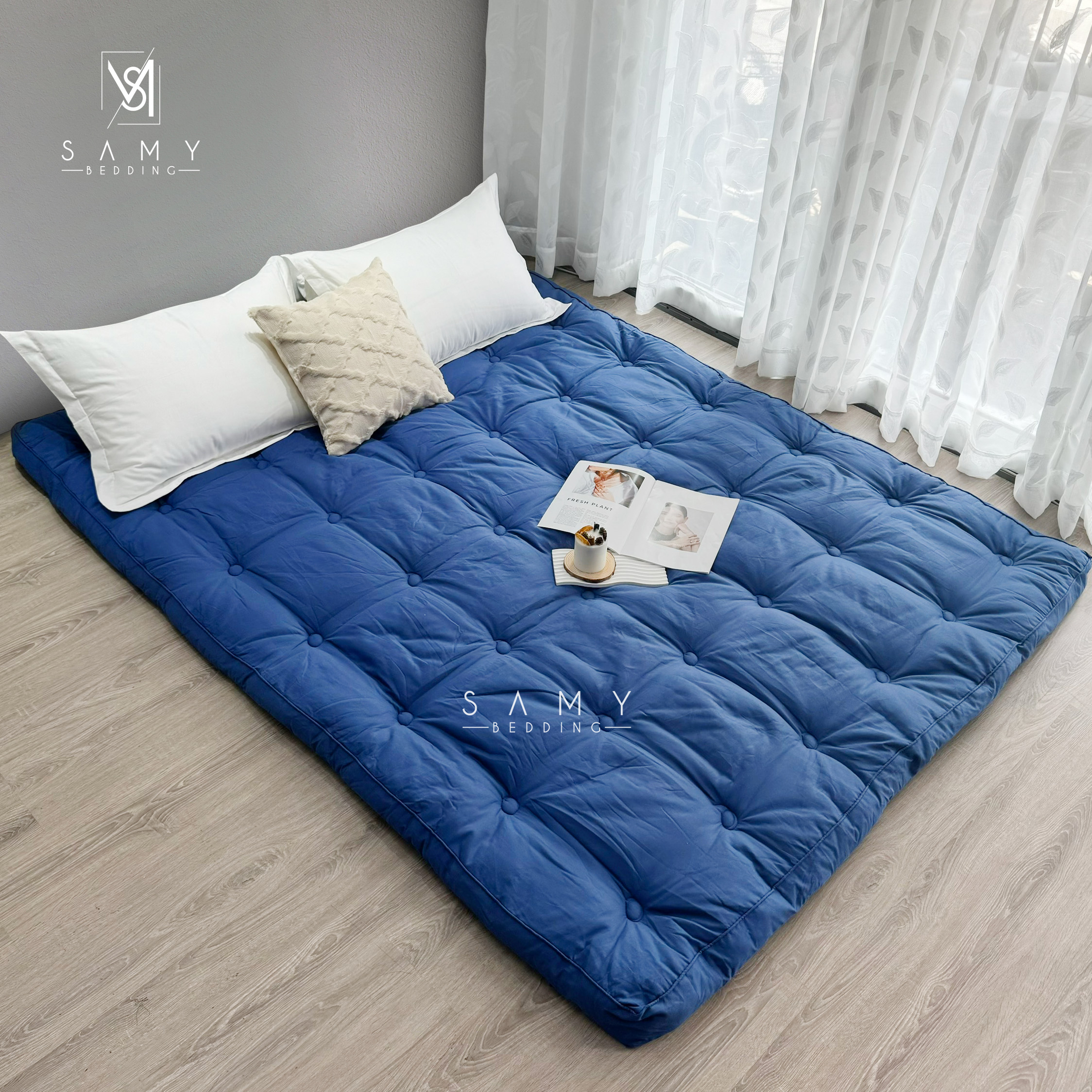 Mô tả Topper Nệm Dày Đa Năng Luxury 9 SAMY BEDDING Cao Cấp Mềm Mại Mát Mịn - 2