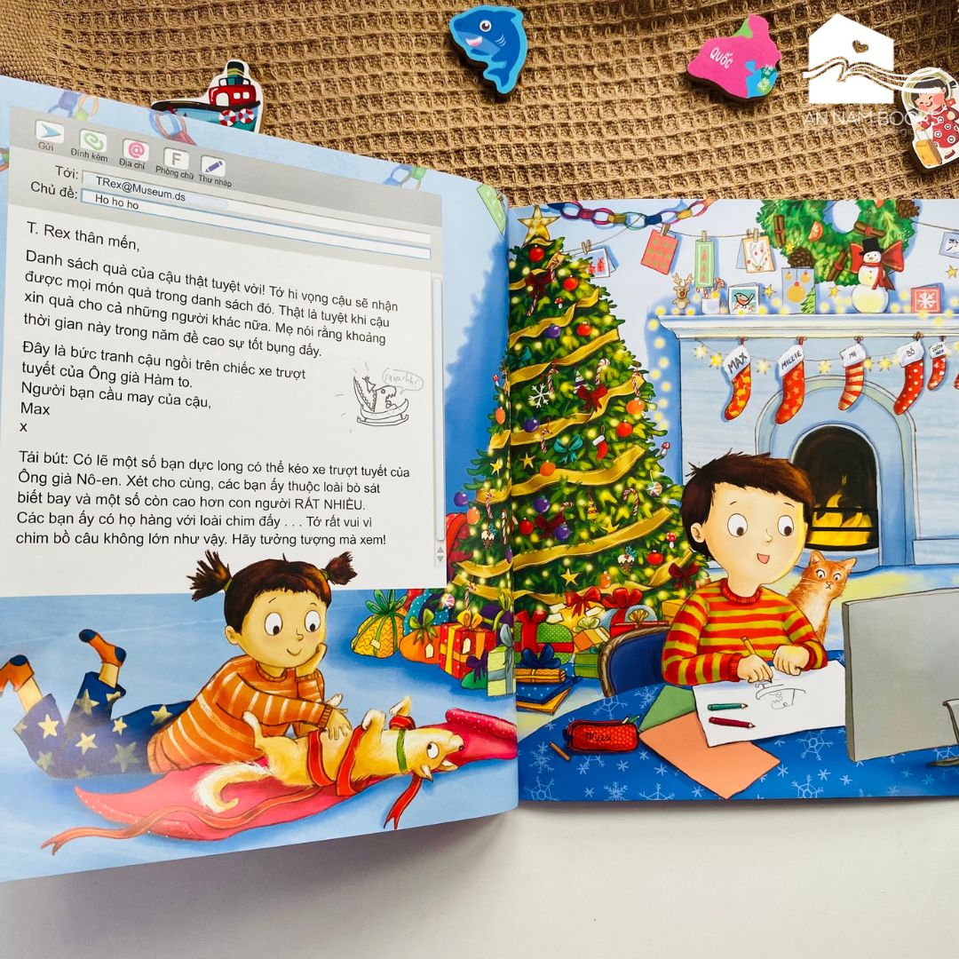 Mô tả Sách song ngữ cho bé 3-8 tuổi - Series Khủng Long Thân Mến - 9