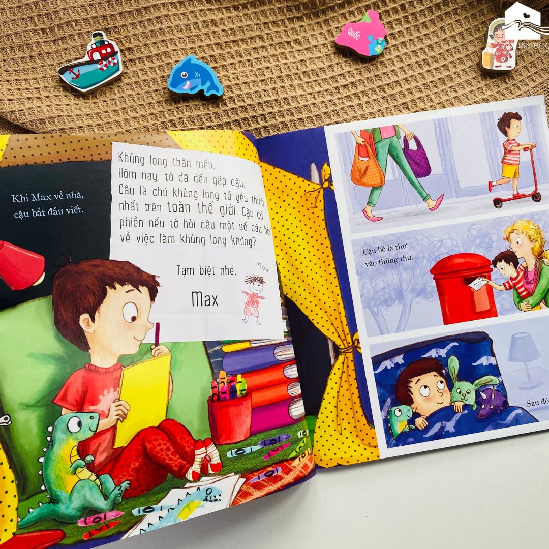 Mô tả Sách song ngữ cho bé 3-8 tuổi - Series Khủng Long Thân Mến - 3