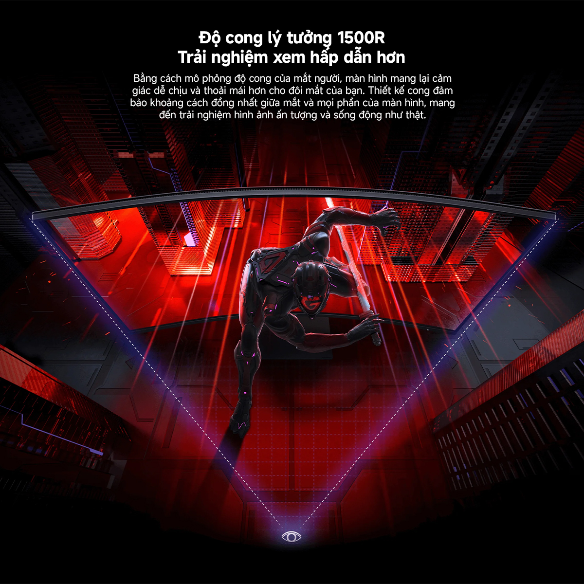 Mô tả Màn hình máy tính Xiaomi 2K Curved Gaming Monitor G34i 34inch-Tần Số Quét 180Hz - Bảo Hành 36 Tháng - 4