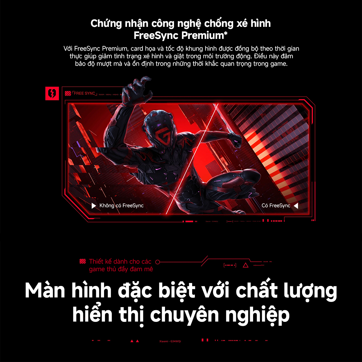 Mô tả Màn hình máy tính Xiaomi 2K Curved Gaming Monitor G34i 34inch-Tần Số Quét 180Hz - Bảo Hành 36 Tháng - 7