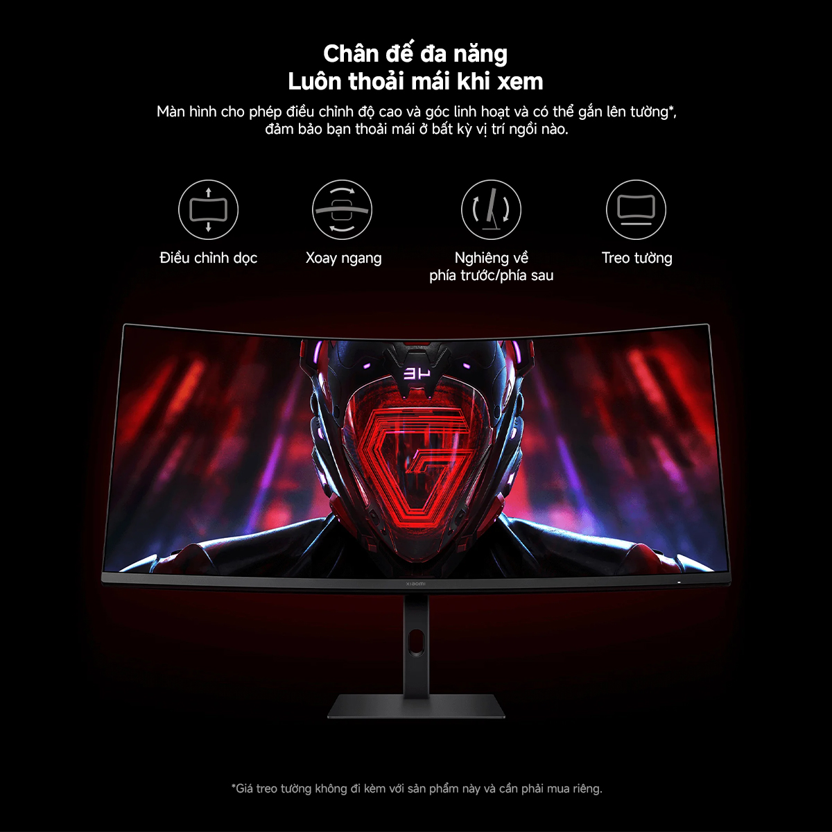 Màn hình Xiaomi G34i độ phân giải 2K