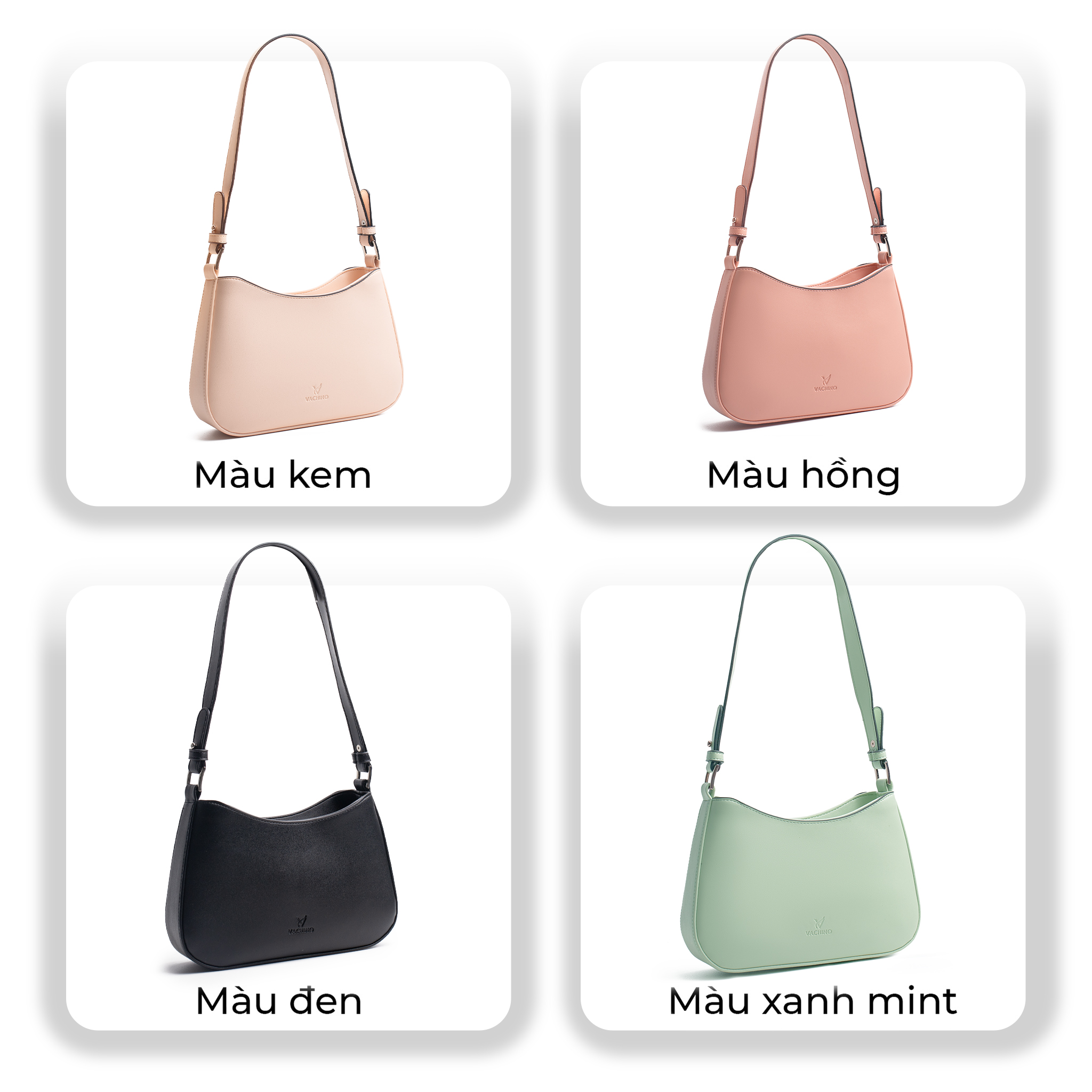 Mô tả Túi đeo vai nữ sang chảnh cao cấp VACHINO-TX043 - 4