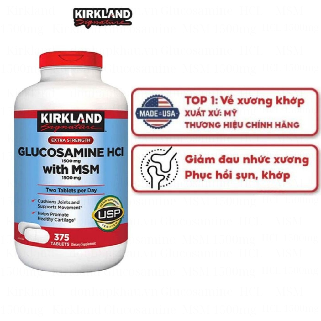 Kirkland Glucosamine HCL MSM