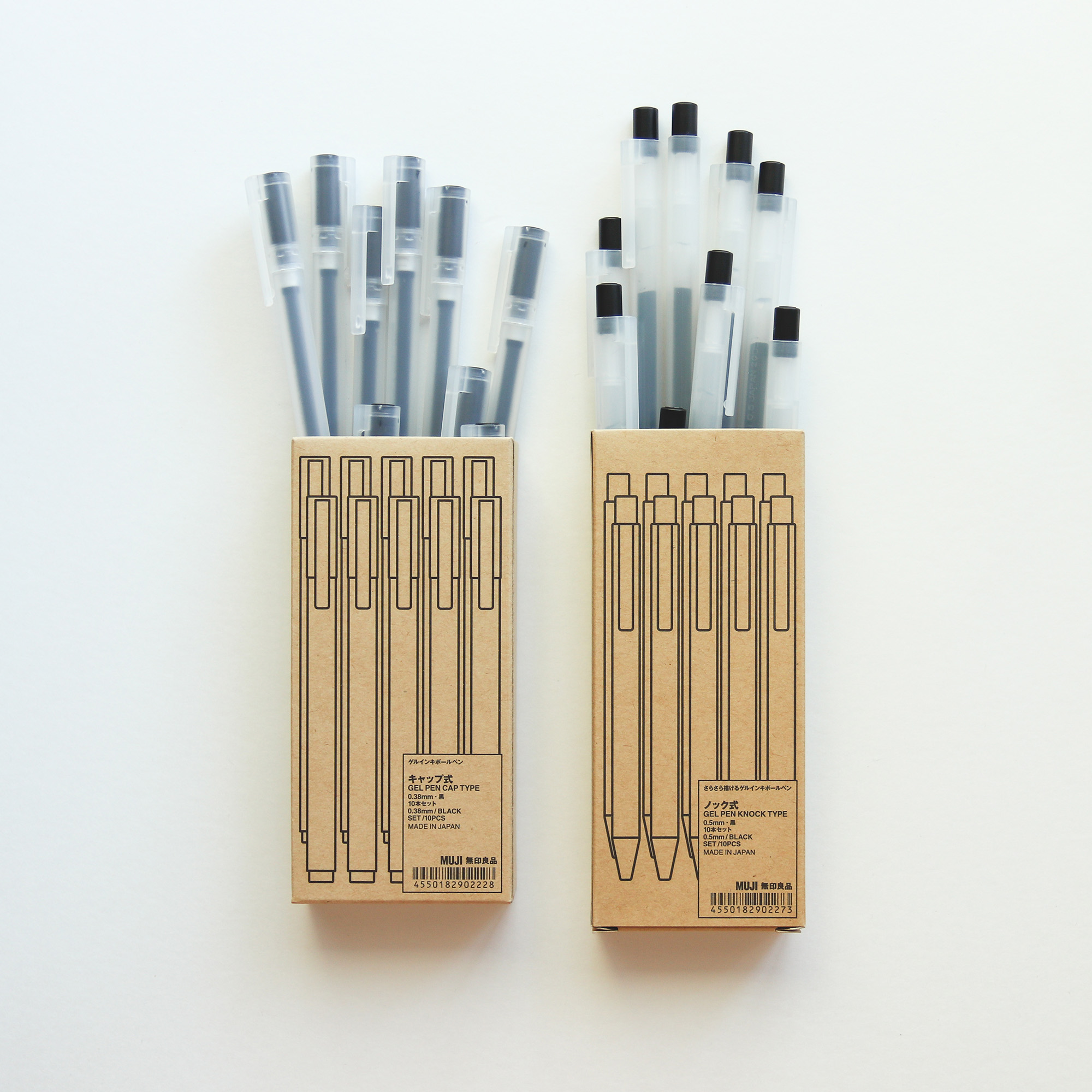 Mô tả Bộ 10 Cây Bút Bi Bấm 0.5mm MUJI - 1