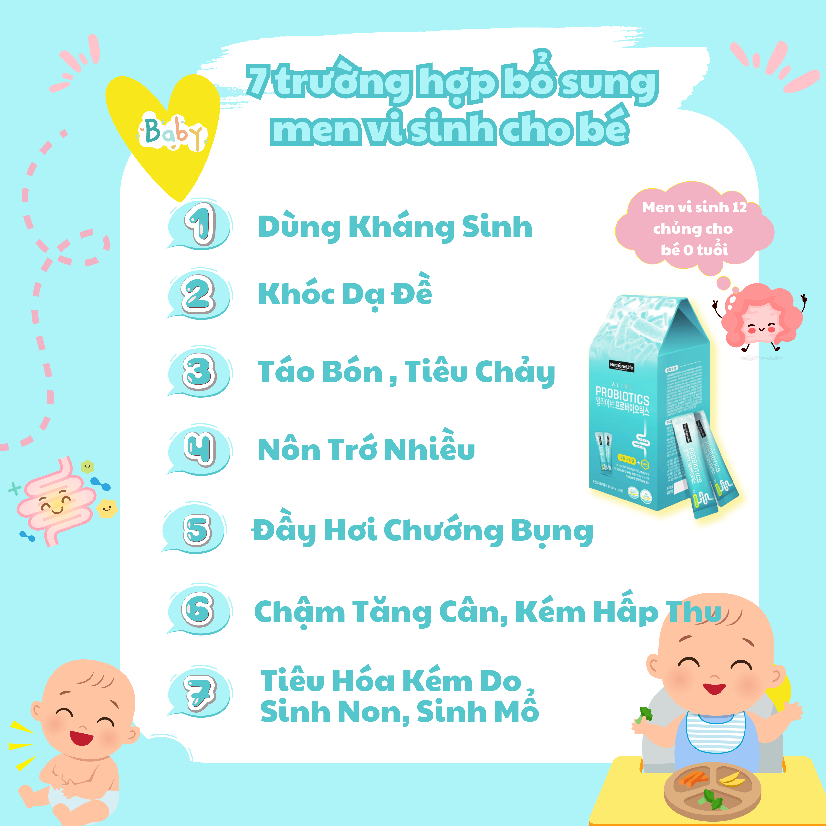 Mô tả COMBO 3 Hộp Men Vi Sinh Alive Probiotics 12 Chủng Lợi Khuẩn Và Kẽm Giúp Tiêu Hóa Khỏe, Tăng Hấp Thu 2g/Gói - 7