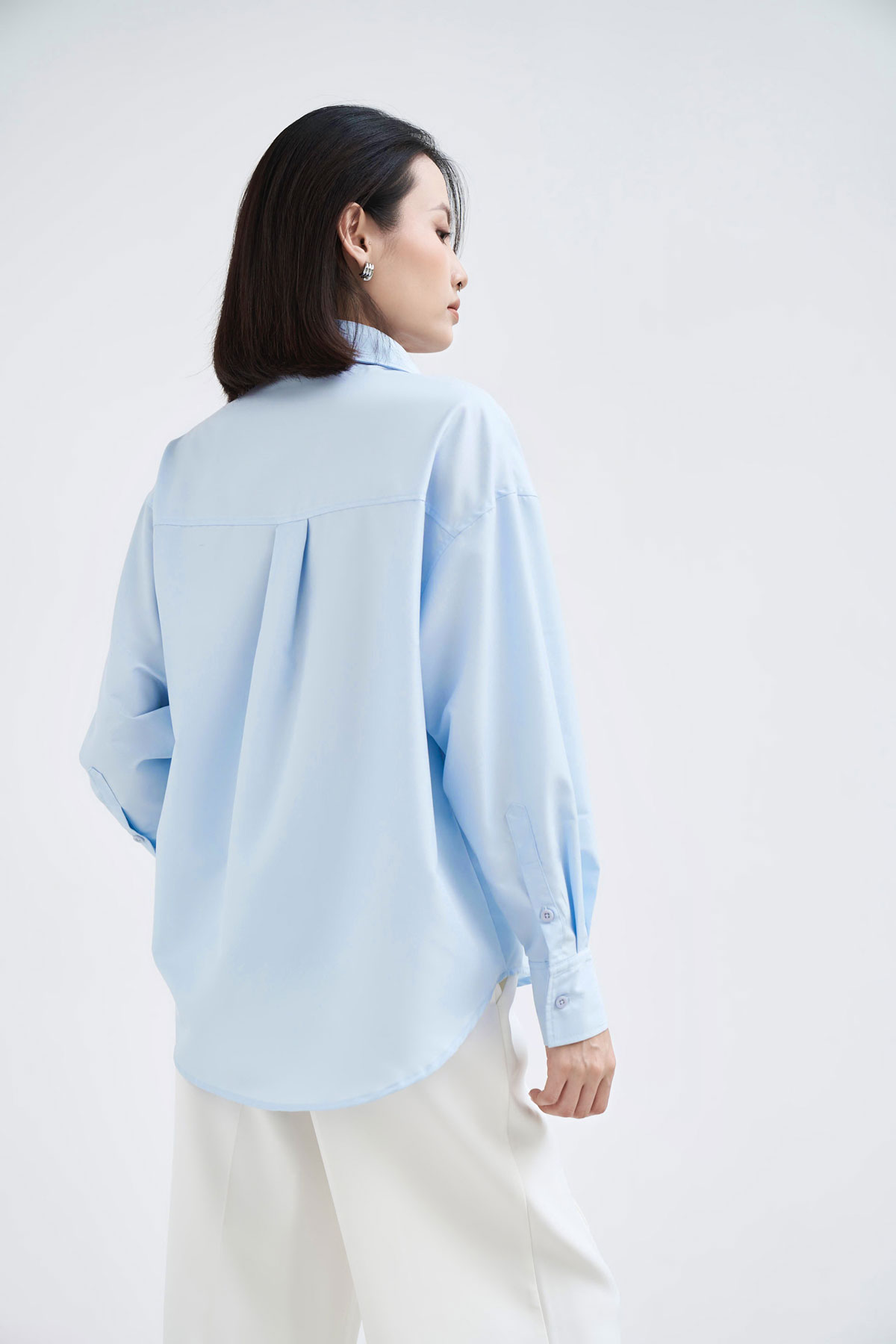 Áo sơ mi form rộng GILLEE FAS293