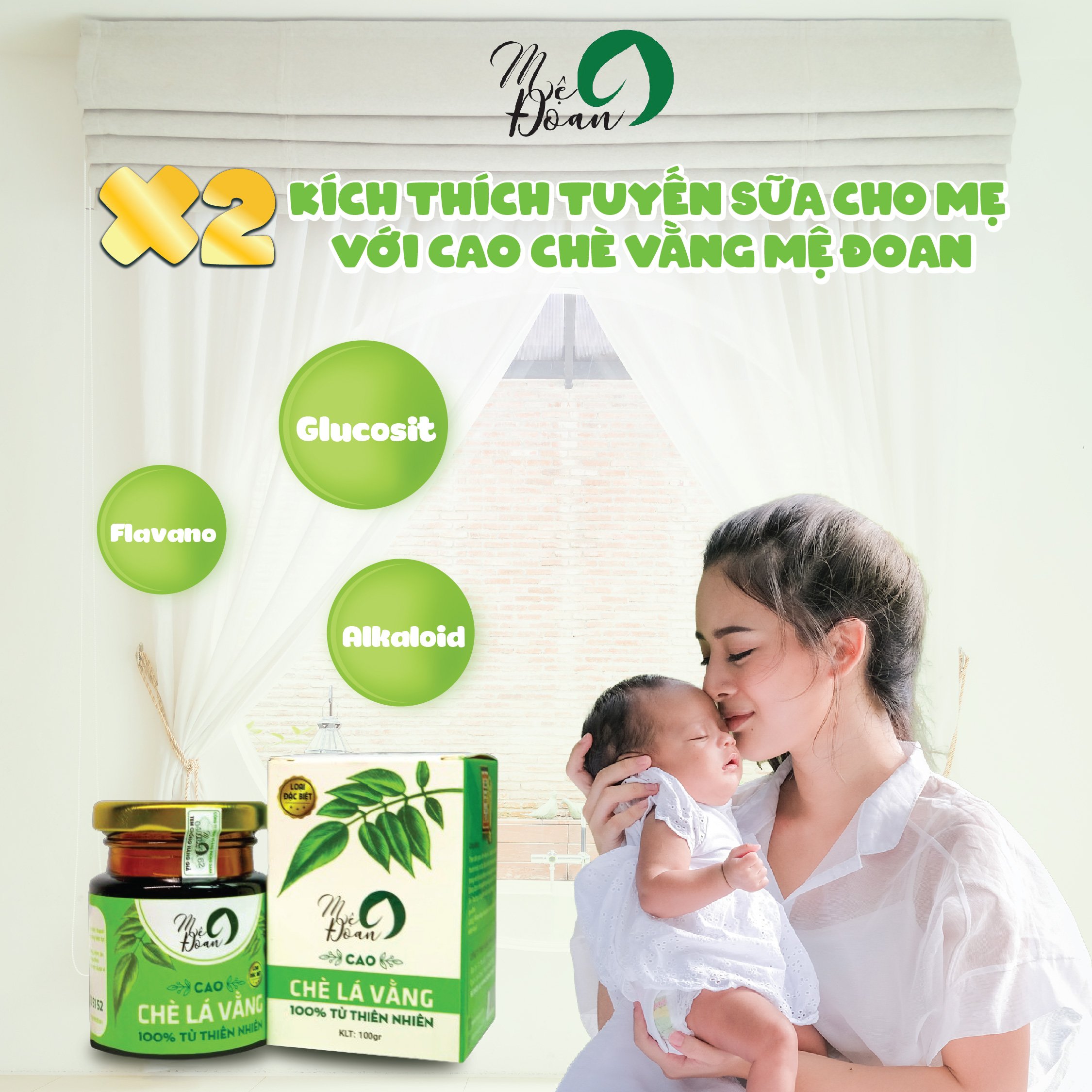 Mô tả Cao chè vằng Mệ Đoan nguyên chất lợi sữa giảm cân cho mẹ sau sinh hũ 100g - 5