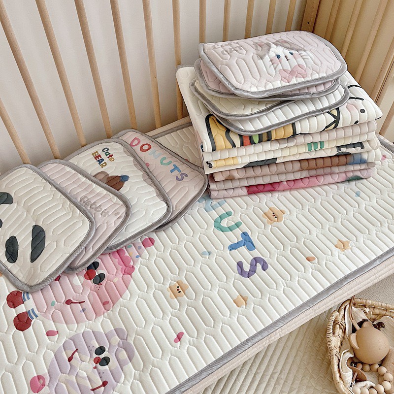 Mô tả Chiếu Điều Hoà Cao Su Non Cho Bé KidsWorld Hoạ Tiết Dễ Thương Kích Thước 60x120cm Kèm Gối 24x35cm - 6