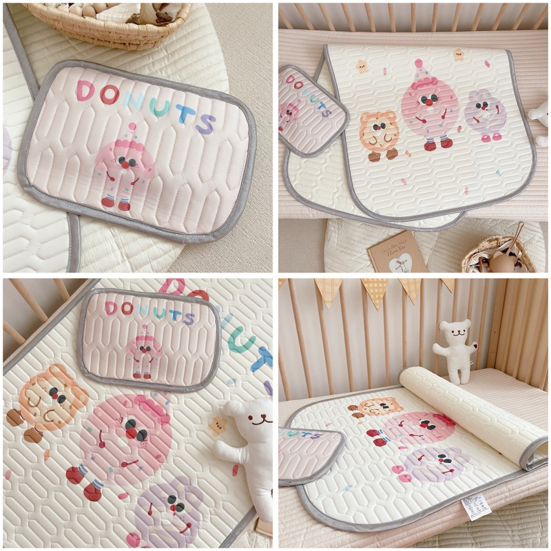 Mô tả Chiếu Điều Hoà Cao Su Non Cho Bé KidsWorld Hoạ Tiết Dễ Thương Kích Thước 60x120cm Kèm Gối 24x35cm - 8