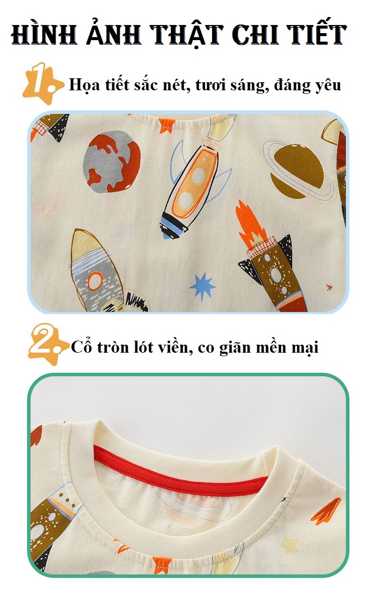 Bộ cộc tay bé trai SKIDS