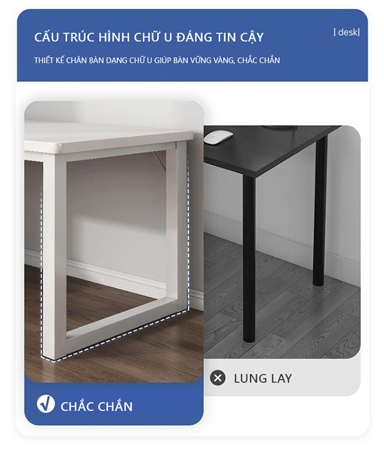 Mô tả Bàn làm việc chữ L kèm kệ sách thông minh thương hiệu IGA - Gm131 - 8