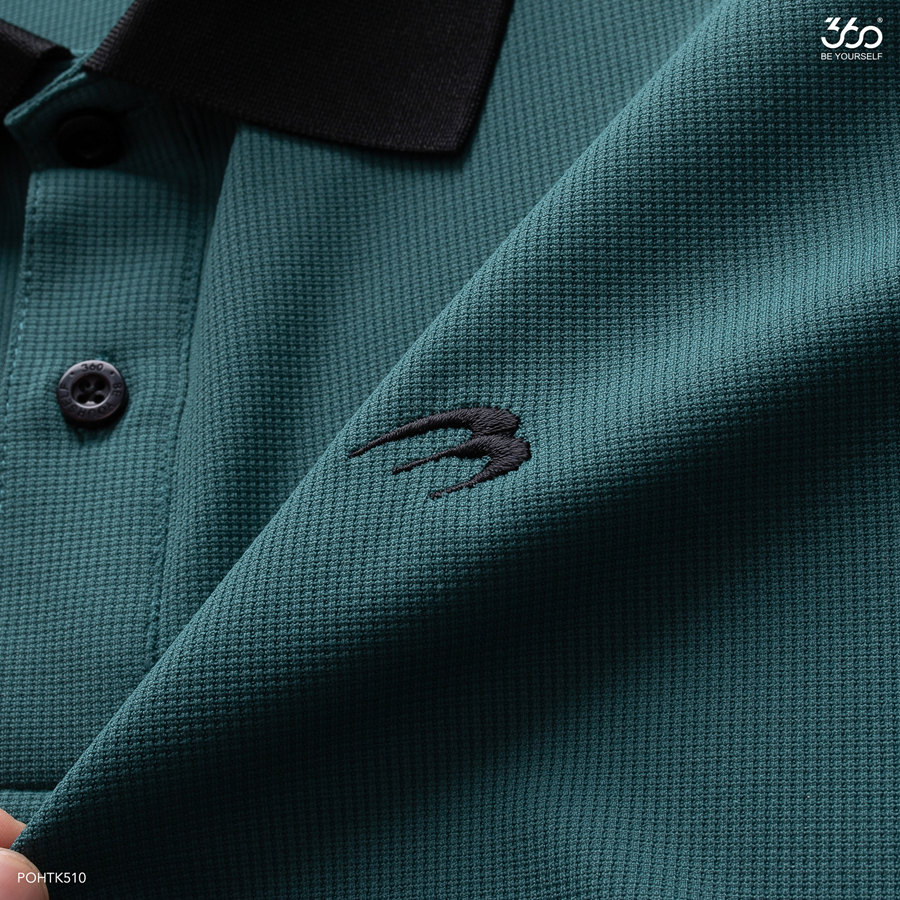 Mô tả Áo polo nam trơn cổ bẻ phối màu trẻ trung năng động thương hiệu 360 Boutique chất liệu cao cấp co giãn - POHTK510 - 5