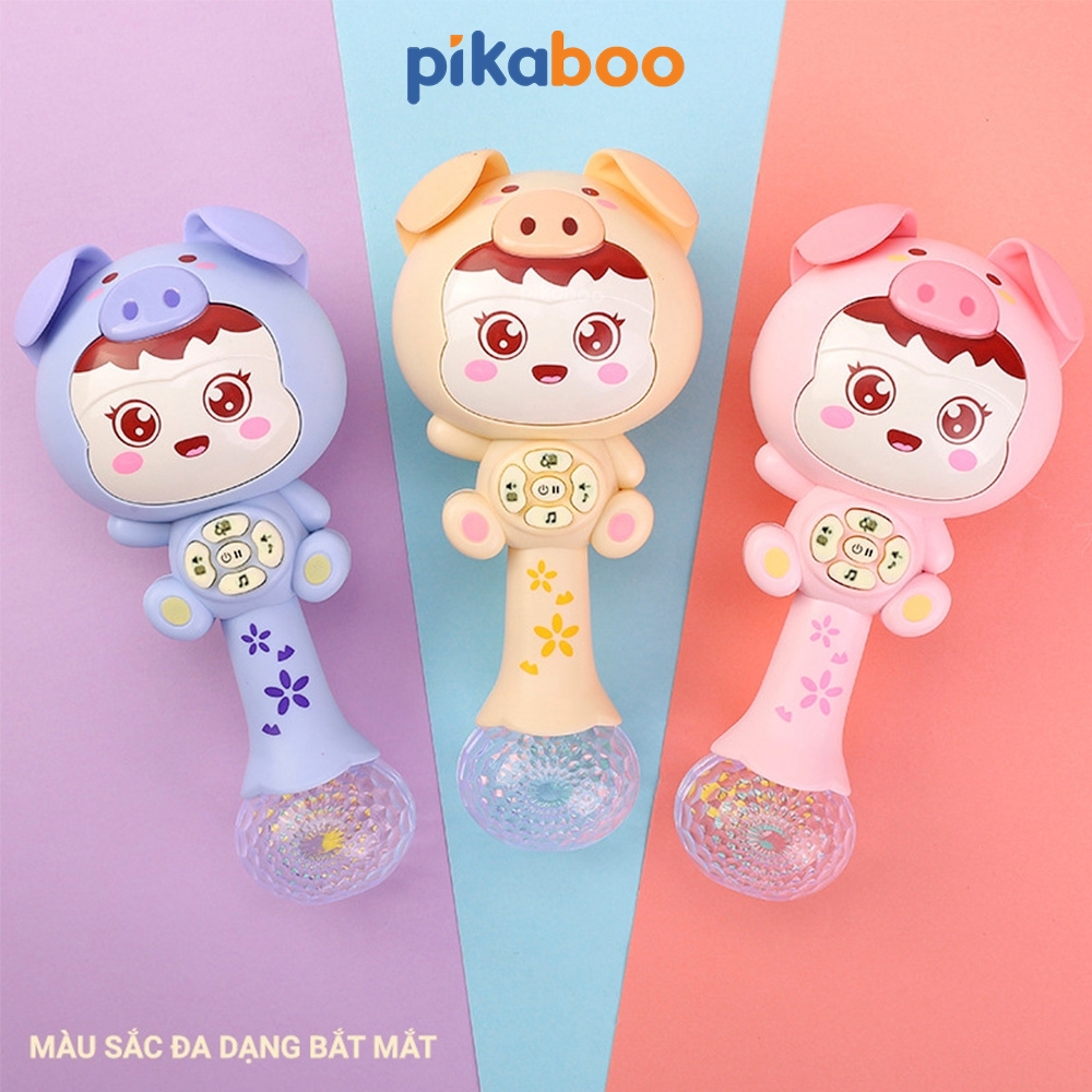 Mô tả Đồ chơi xúc xắc gặm nướu cho bé cao cấp Pikaboo phát nhạc vui nhộn đèn sáng lấp lánh cao cấp an toàn - 8