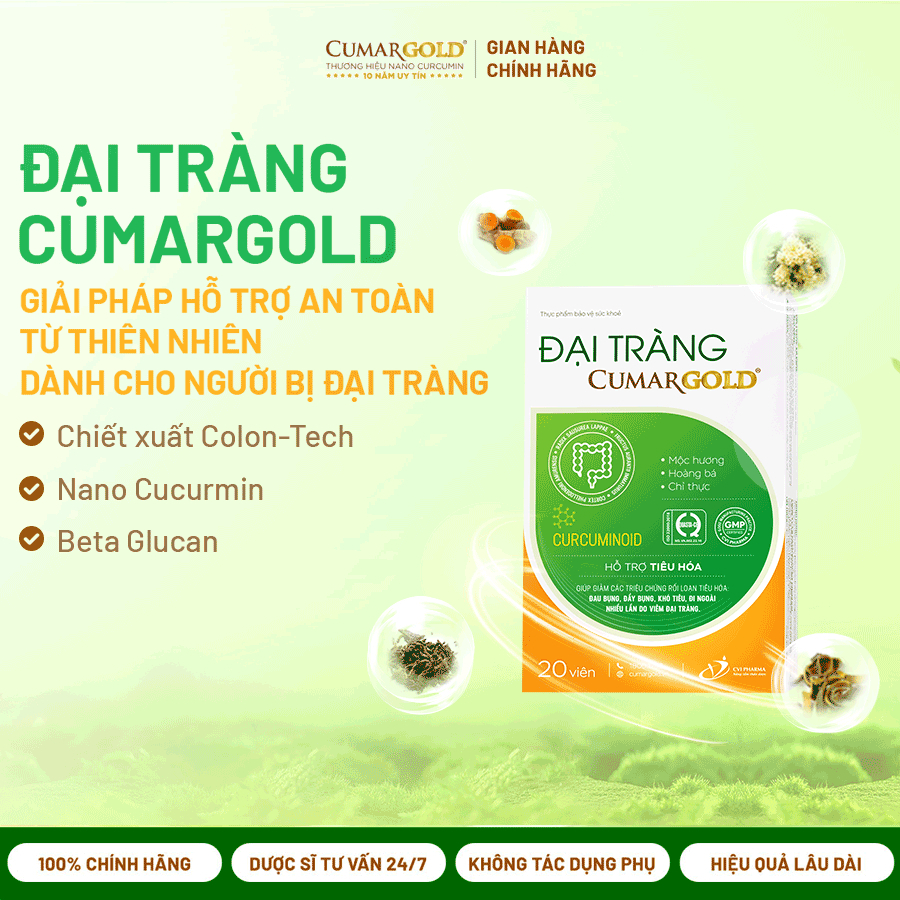 Thành phần Viên Uống Đại Tràng CumarGold