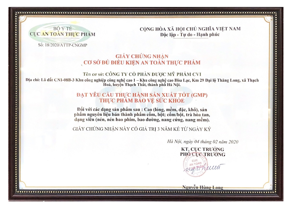 Nhà máy sản xuất CVI Pharma
