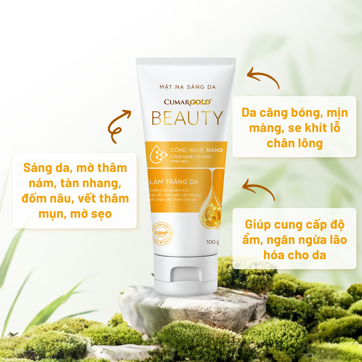 Công dụng mặt nạ CumarGold Beauty