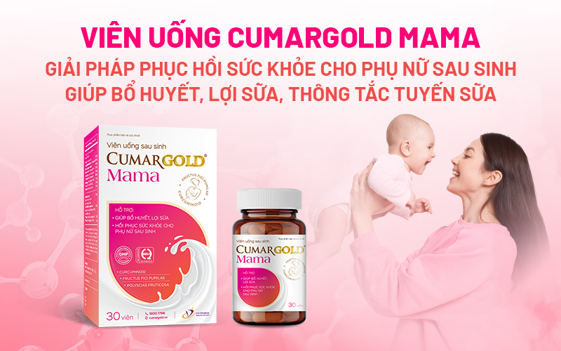 Công dụng của Viên Uống Lợi Sữa CumarGold Mama