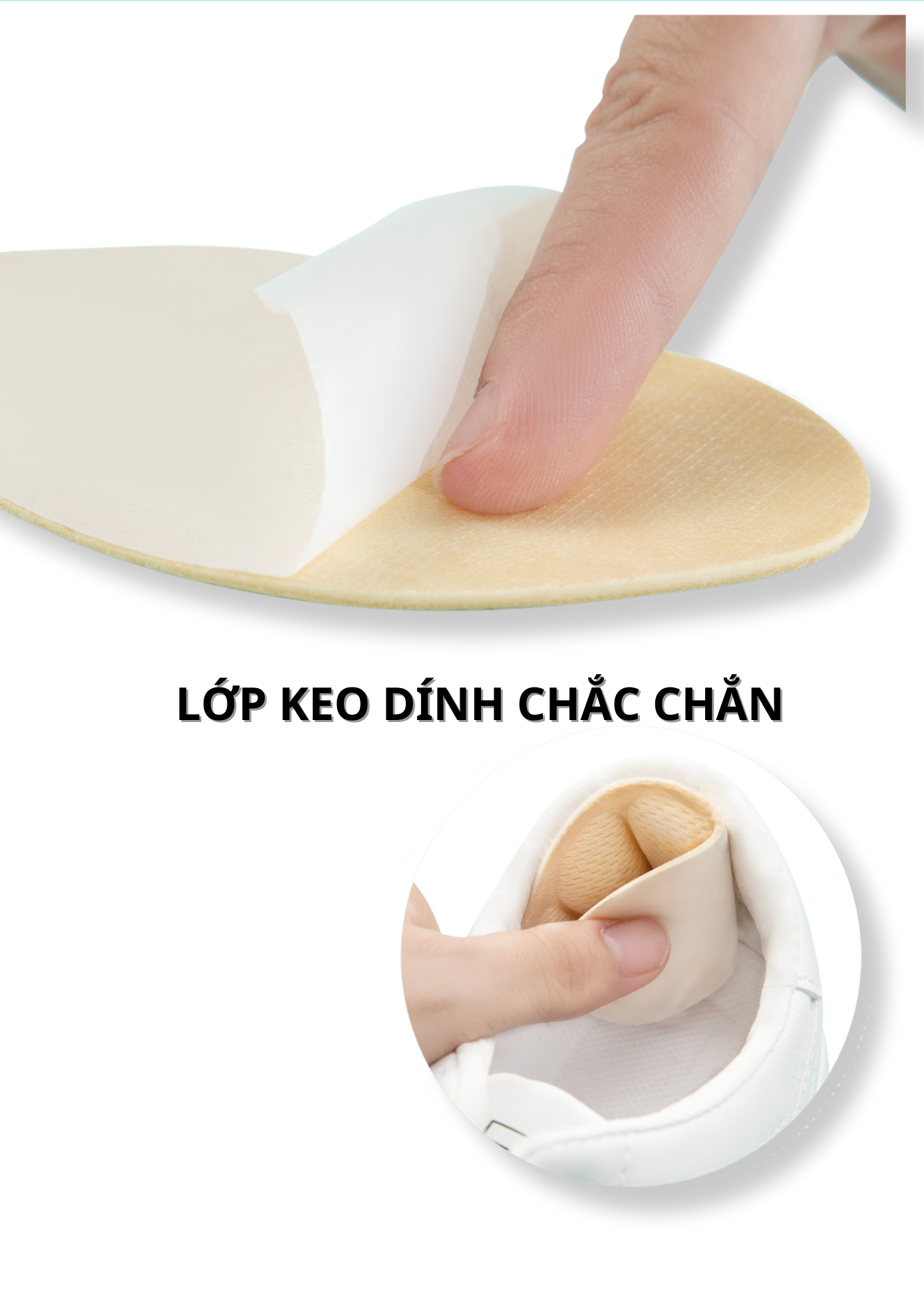 Mô tả Miếng Dán Lót Gót Giày Vỏ Sò MINSU M5514 Đệm Chống Trầy Chân, Bị Rộng Chuyên Cho Giày Cao Gót, Thể Thao Nữ - 5
