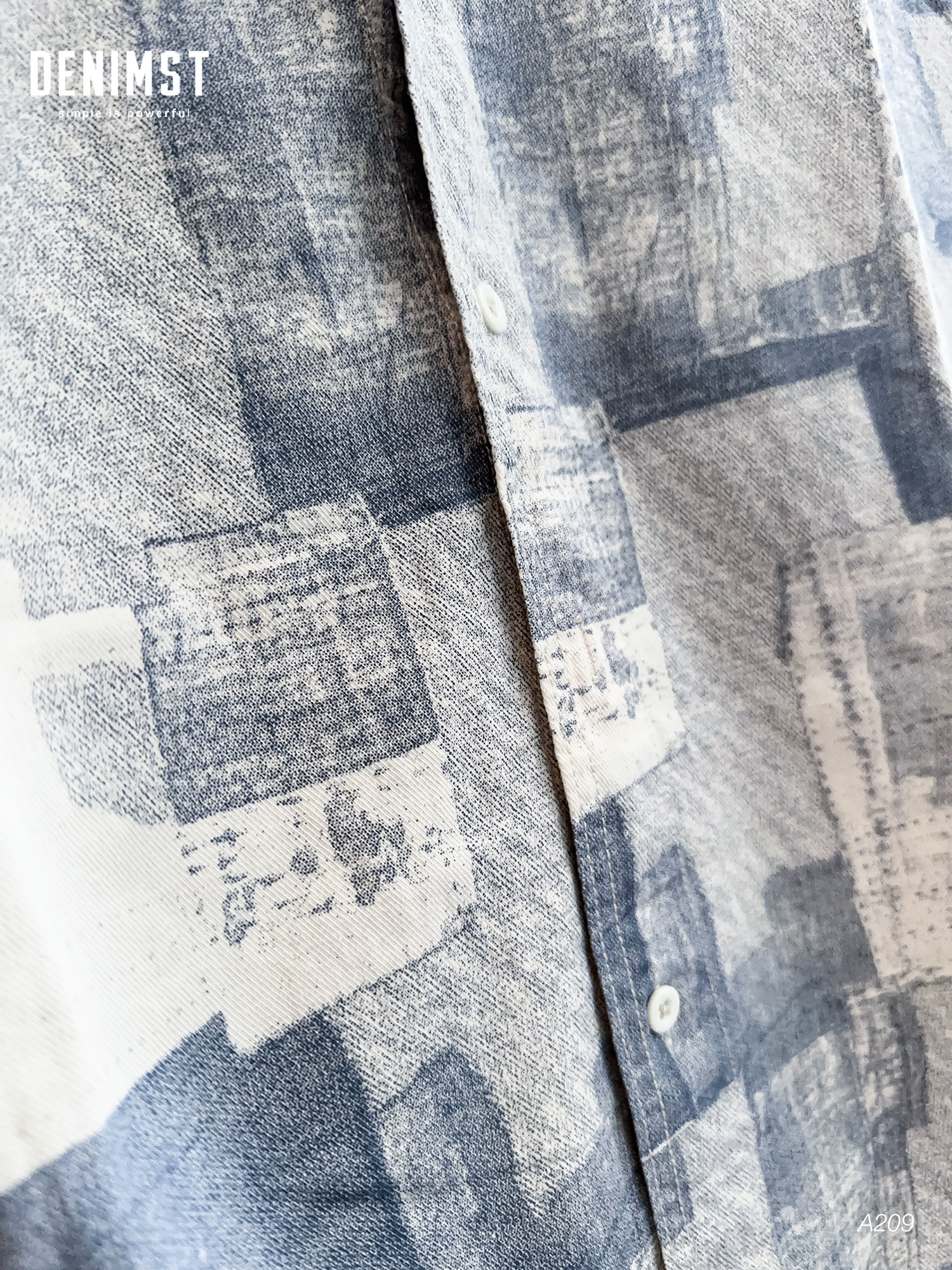 Áo sơ mi DENIMST A209 phối đồ 1