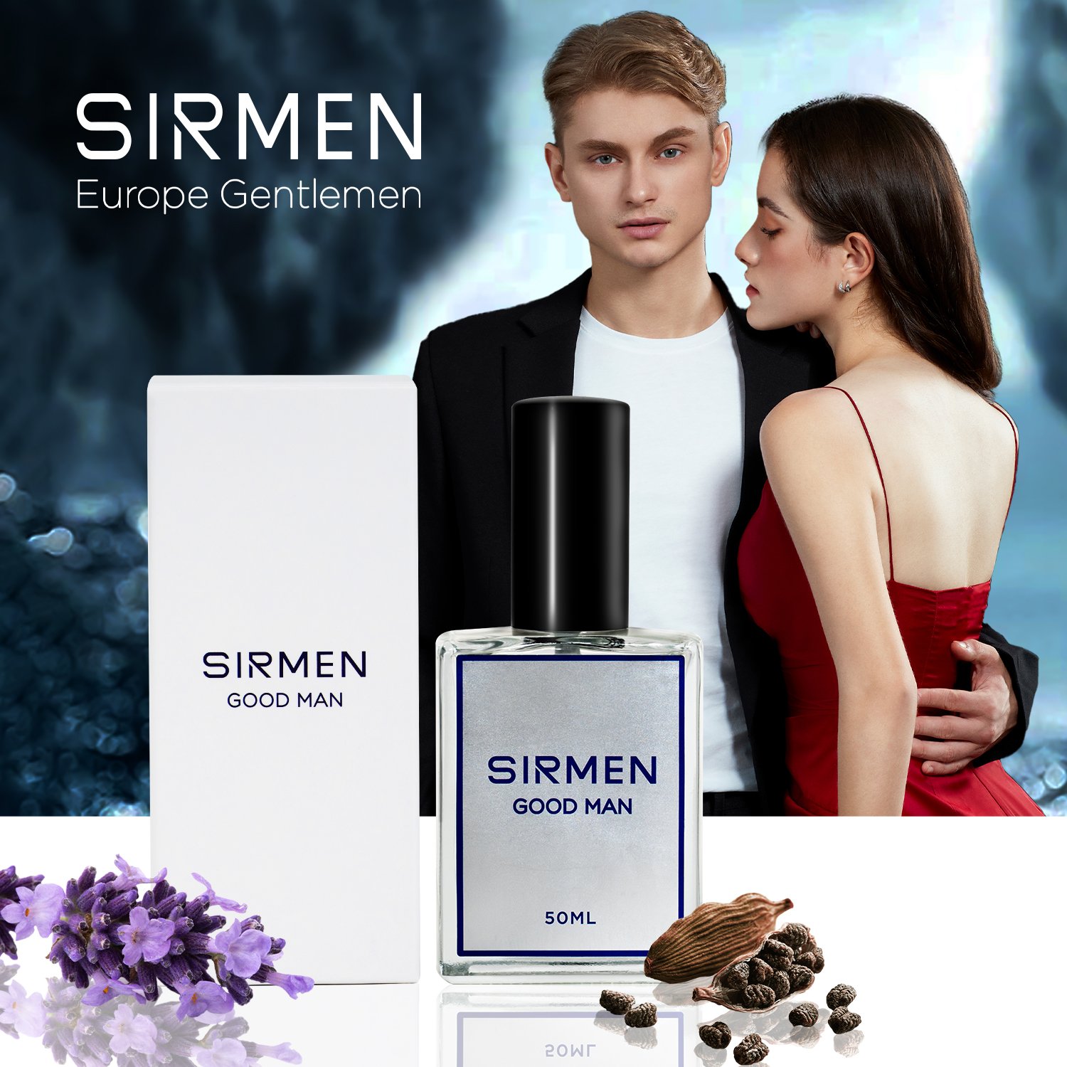 Mô tả Nước hoa nam SIRMEN GOOD MAN Eau de Parfum Châu Âu cao cấp chai thơm lịch lãm cuốn hút - 3