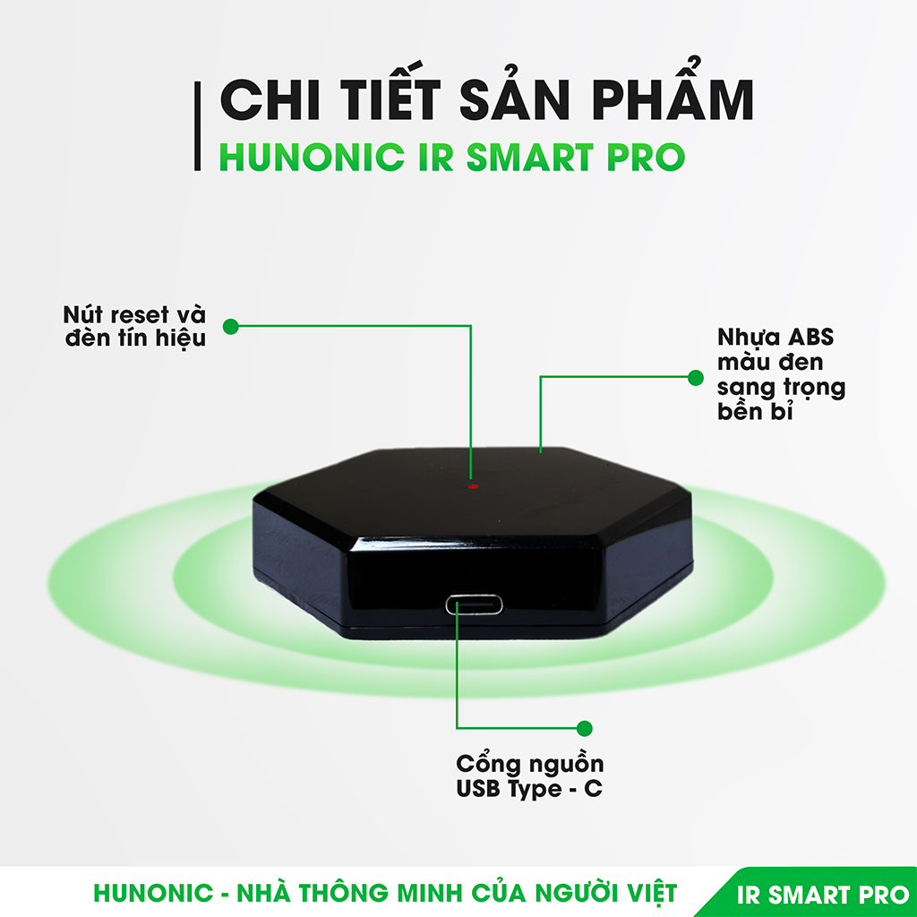 Bộ điều khiển hồng ngoại Hunonic HNIRS - Hình ảnh 6