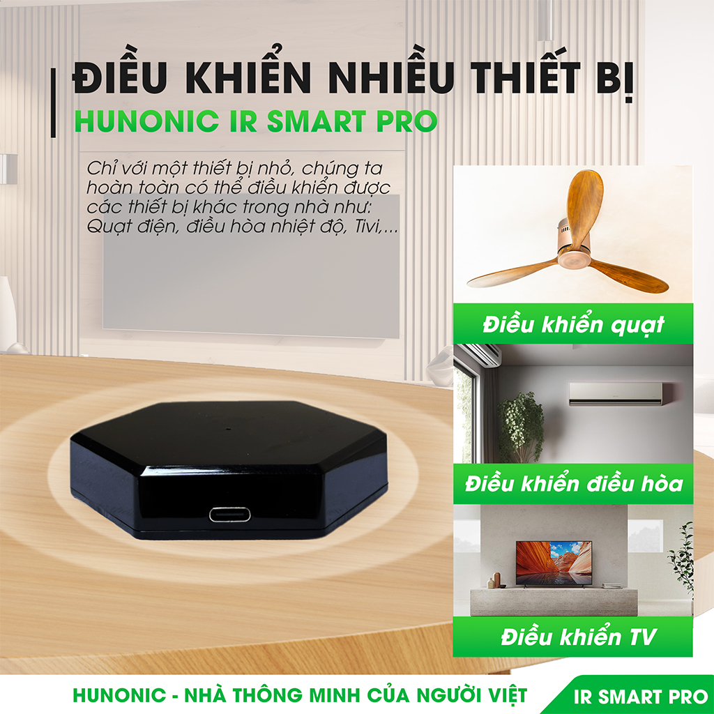 Bộ điều khiển hồng ngoại Hunonic HNIRS - Hình ảnh 7
