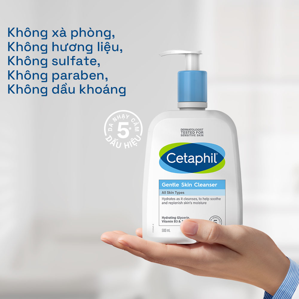 Mô tả Sữa rửa mặt dịu lành cho da nhạy cảm CETAPHIL GENTLE SKIN CLEANSER 125ML - 7