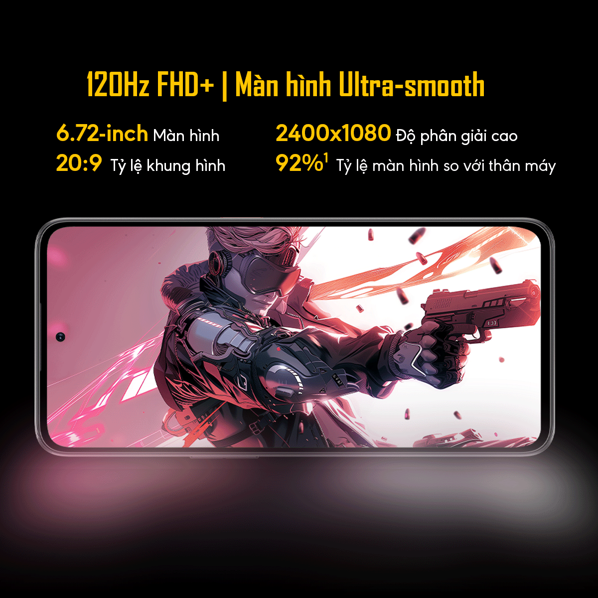 Mô tả Điện thoại Gaming Nubia Neo 2 |20(8+12)GB/256GB | 6.72'' 120Hz| Trigger Kép| Sạc nhanh 33W - 3