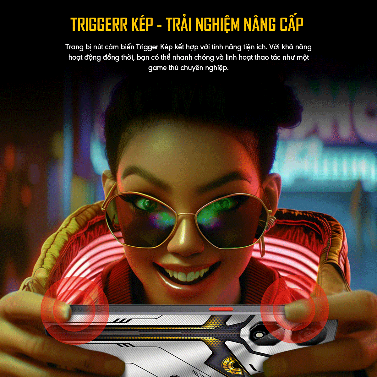 Mô tả Điện thoại Gaming Nubia Neo 2 |20(8+12)GB/256GB | 6.72'' 120Hz| Trigger Kép| Sạc nhanh 33W - 6