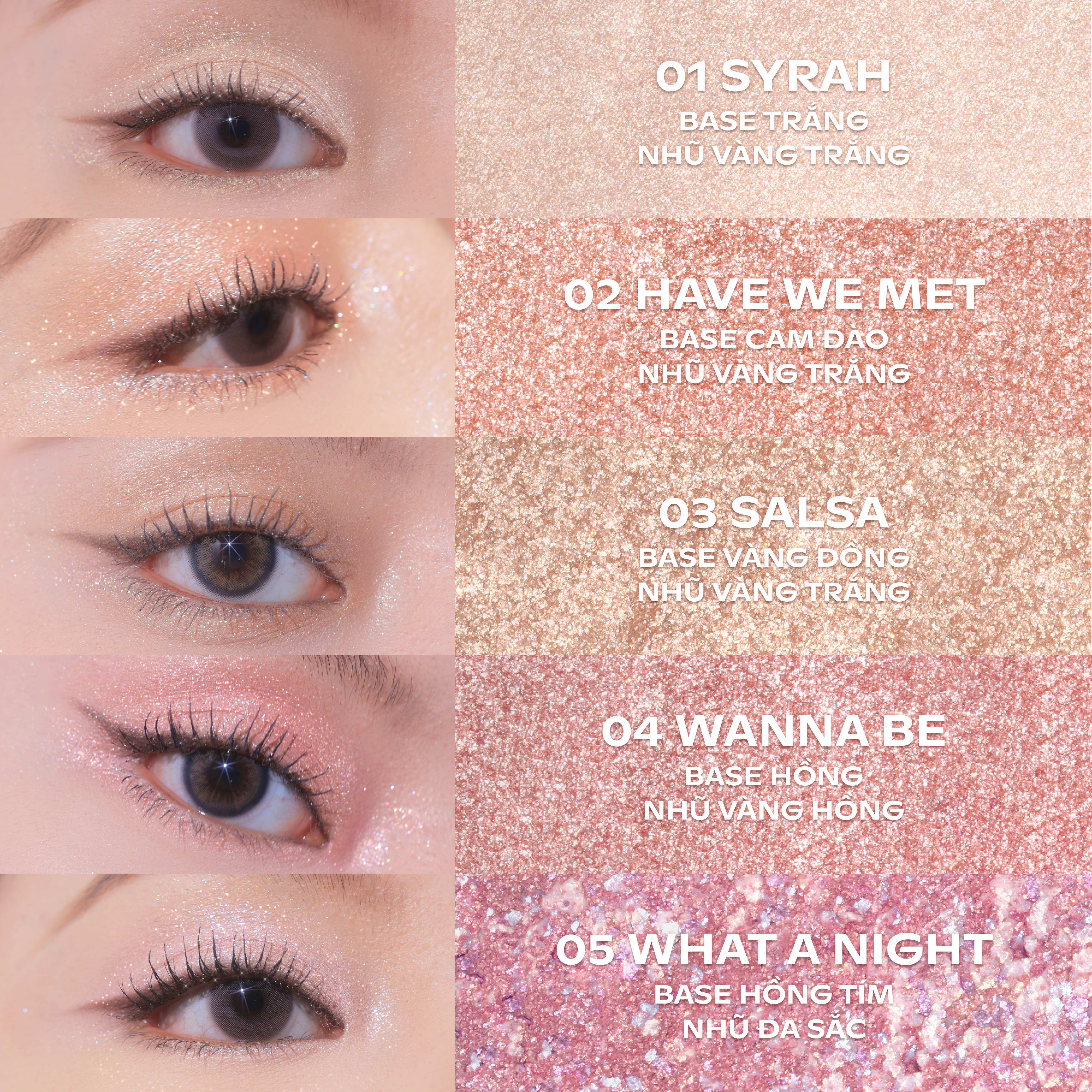 Mô tả Nhũ Mắt Thuần Chay SUGARPLUM Pixie Bae Glitter Eyeshadow (2.5g) - 2