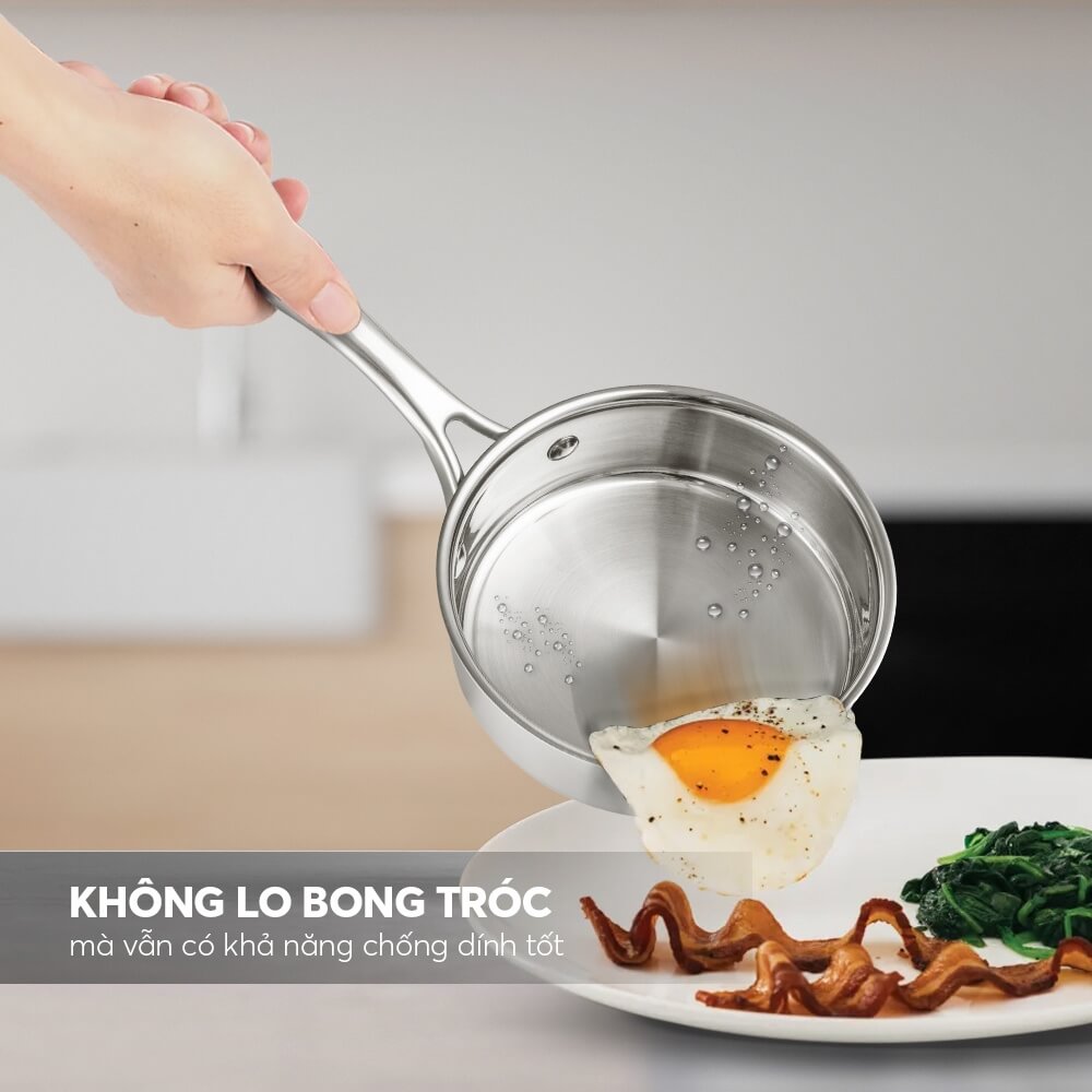 Mô tả Chảo Inox nguyên khối elmich Trimax EL-3846OL16 size 16cm - 4