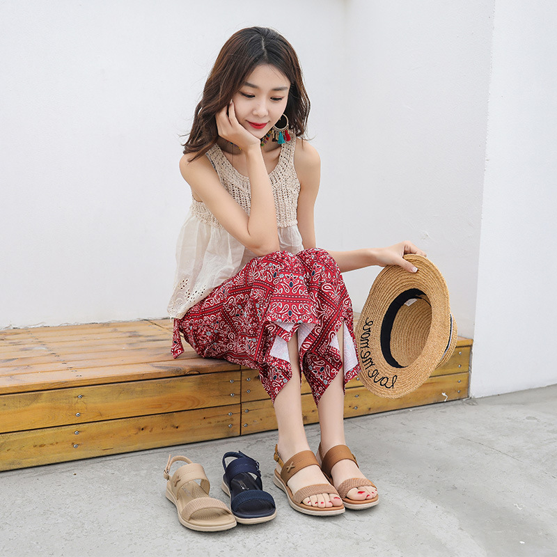 Mô tả Sandal Nữ SIKETU, Xăng Đan Đế Bằng Êm Nhẹ Sang Trọng Phù Hợp Đi Làm Đi Chơi Phong Cách Âu Mỹ (020) - 6