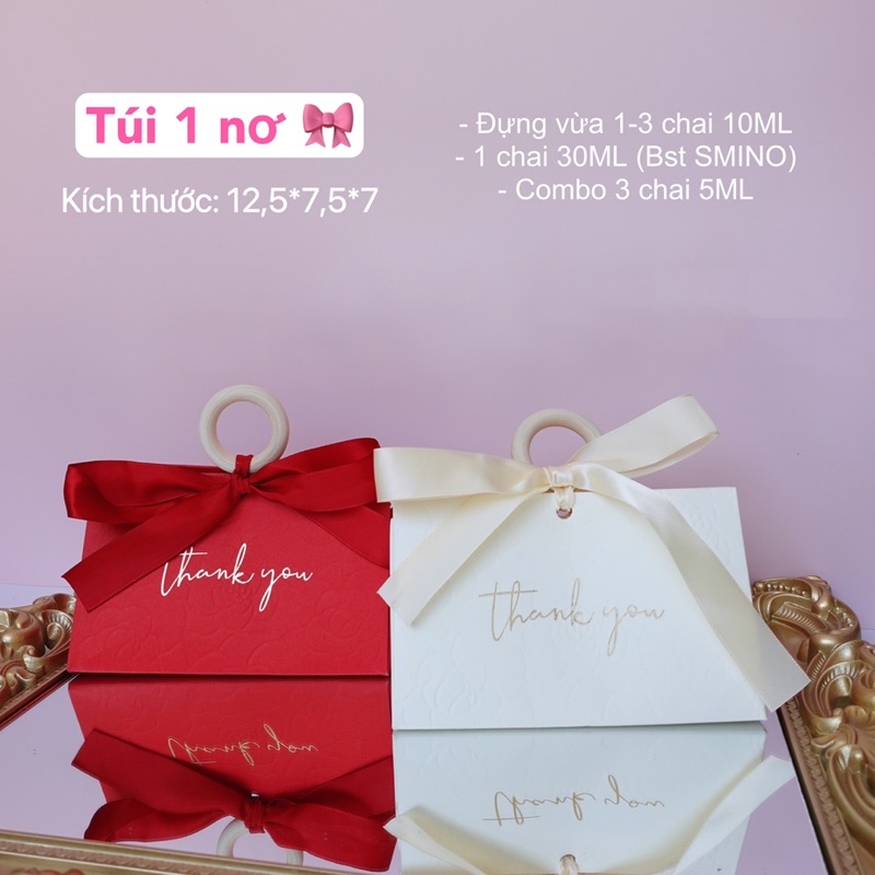 TÚI GIẤY ĐỰNG QUÀ TẶNG CÓ NƠ | Shopee Việt Nam
