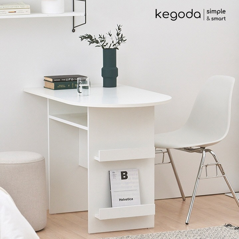 Bàn gỗ bán nguyệt KEGODA KGD91 trong không gian