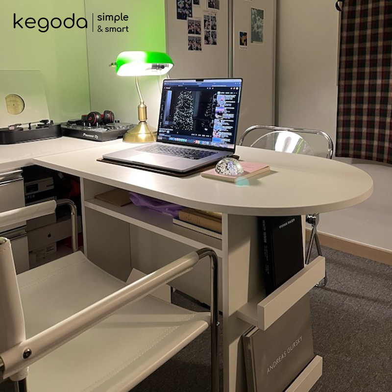 Chi tiết bàn gỗ bán nguyệt KEGODA KGD91