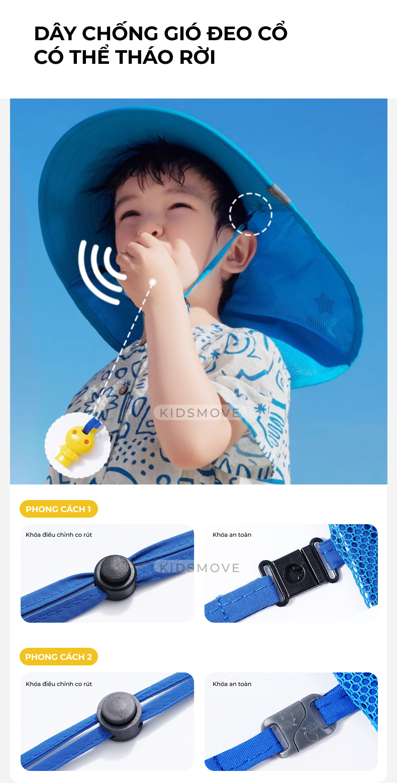 Mũ chống nắng Lemonkid nhiều màu sắc