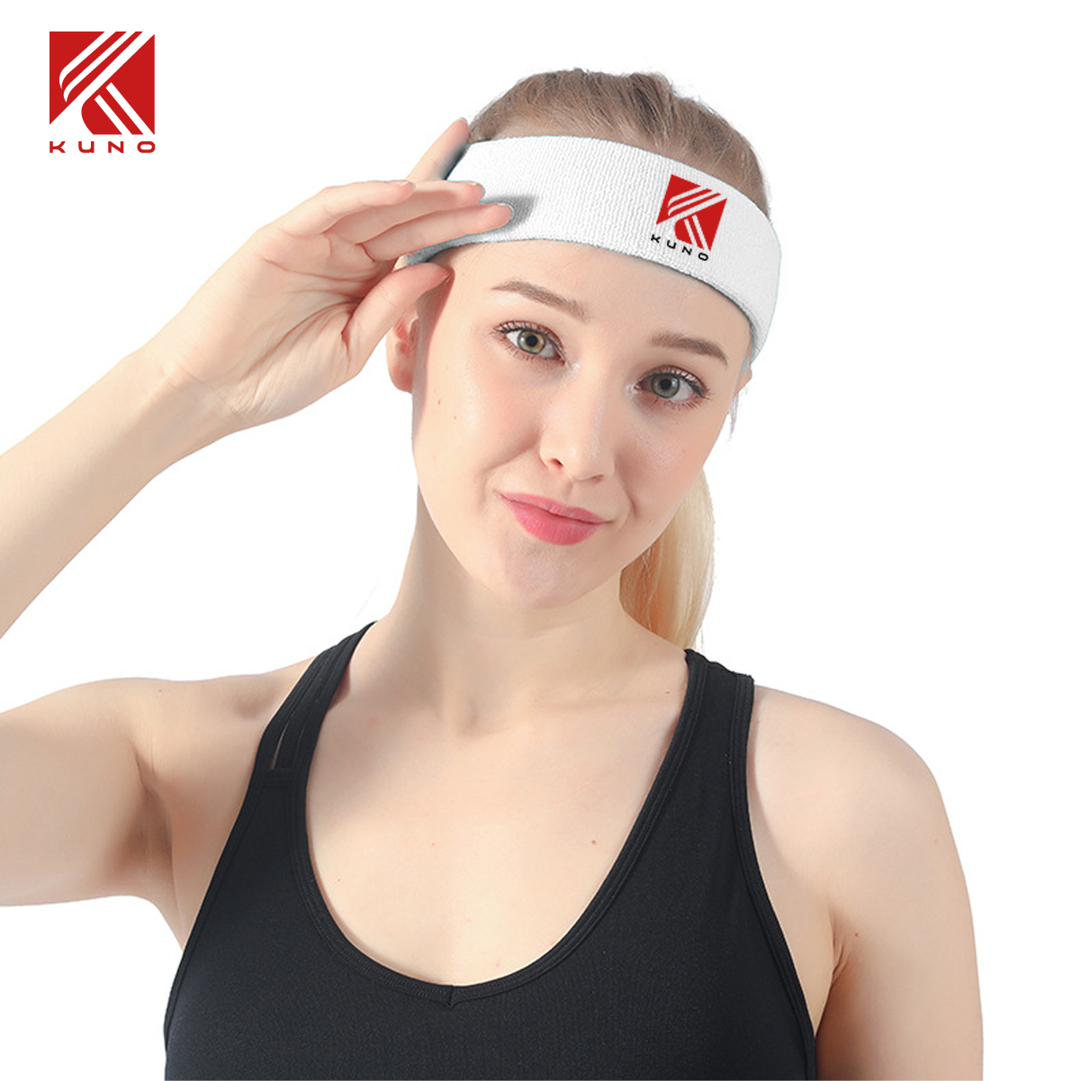 Mô tả Băng Đô Thể Thao KUNO Chất Liệu Cotton Nam Nữ Băng Đô Đeo Trán Thấm Hút Mồ Hôi - 6