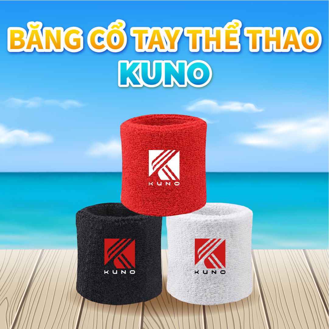 Mô tả Băng Đô Cổ Tay KUNO Mềm Mại Thoáng Khí Thấm Hút Mồ Hôi Tốt - 1