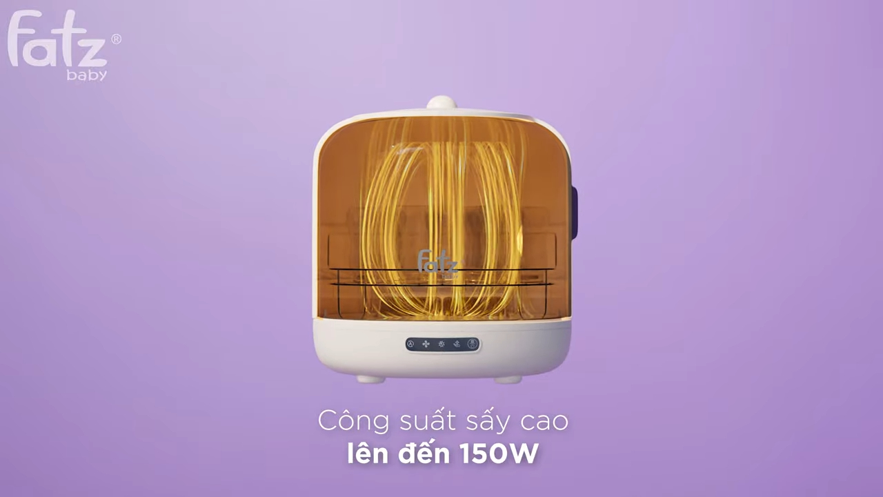 Mô tả Máy úp bình sữa, tiệt trùng UVC, sấy khô và bảo quản Tidy 2 dung tích 13L FATZBABY FB4613ZH 4 chế độ riêng biệt - 3