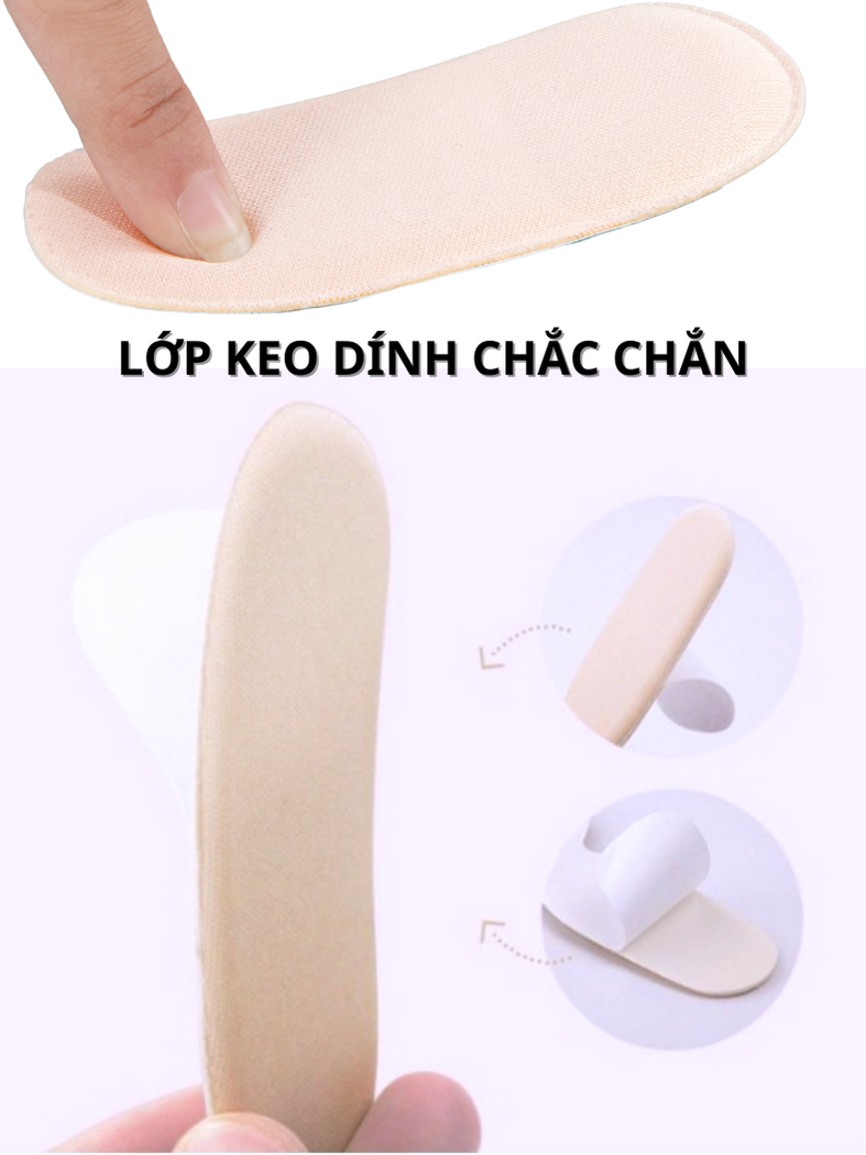 Mô tả Miếng Dán Lót Gót Giày Chống Trượt MINSU M5516 Đệm Chống Trầy Gót Chân, Bị Rộng Chuyên Cho Giày Cao Gót, Thể Thao Nam Nữ - 3