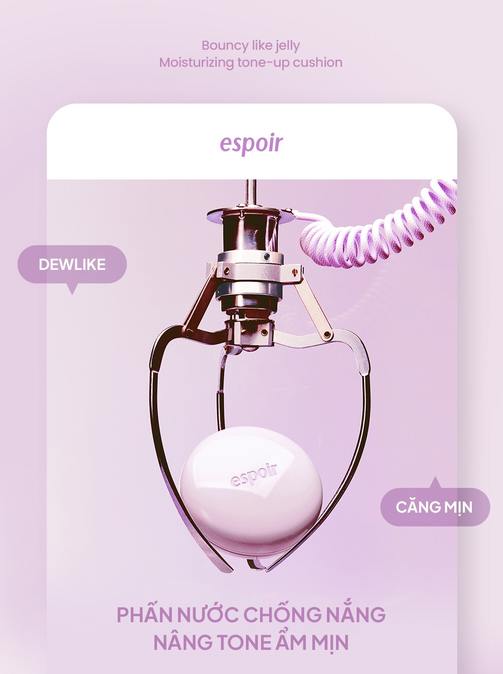 Phấn Nước Chống Nắng Nâng Tone Espoir Dewlike Jello Tone Up Cushion SPF50+  PA+++ 15gr | Shopee Việt Nam