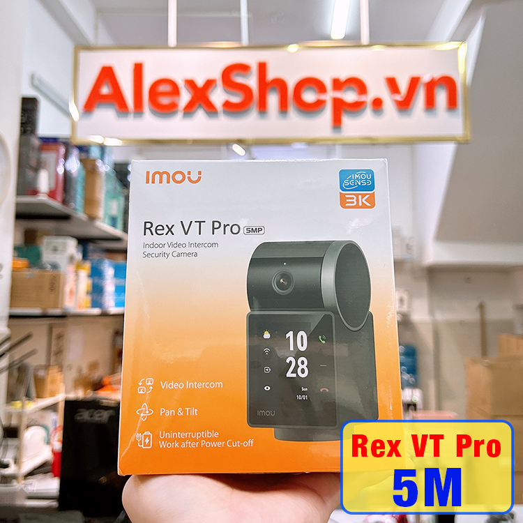 [5M] Camera Imou Rex VT - Rex VT Pro 5M, 3K Tích Hợp AI, Gọi Video ...